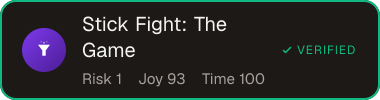 Stick Fight: The Game — Sifter score