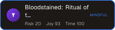 Bloodstained: Ritual of the Night — Sifter score