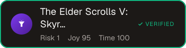 The Elder Scrolls V: Skyrim — Sifter score