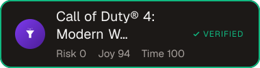 Call of Duty® 4: Modern Warfare® (2007) — Sifter score