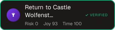 Return to Castle Wolfenstein — Sifter score