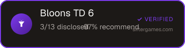 Bloons TD 6 — Sifter score