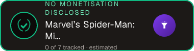 Marvel’s Spider-Man: Miles Morales — no monetisation disclosed