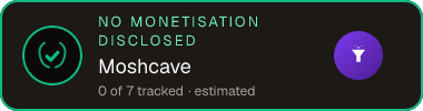 Moshcave — no monetisation disclosed