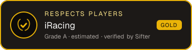 iRacing — Respects Players seal