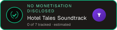 Hotel Tales Soundtrack — no monetisation disclosed