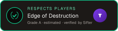 Edge of Destruction — Respects Players seal