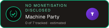 Machine Party — no monetisation disclosed