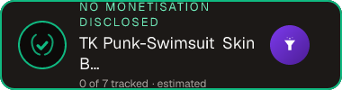 TK Punk-Swimsuit Skin Bundle — no monetisation disclosed