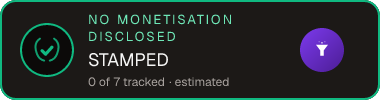STAMPED — no monetisation disclosed