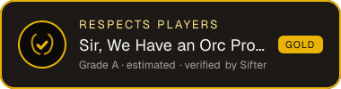 Sir, We Have an Orc Problem — Respects Players seal