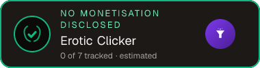 Erotic Clicker — no monetisation disclosed