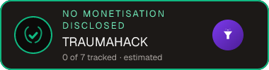 TRAUMAHACK — no monetisation disclosed