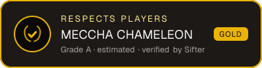 MECCHA CHAMELEON — Respects Players seal
