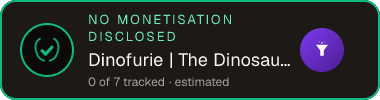 Dinofurie | The Dinosaur's Battle Royale — no monetisation disclosed