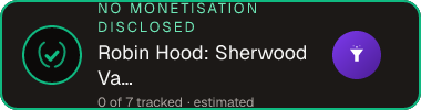 Robin Hood: Sherwood Valley — no monetisation disclosed