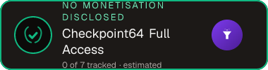 Checkpoint64 Full Access — no monetisation disclosed