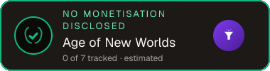 Age of New Worlds — no monetisation disclosed