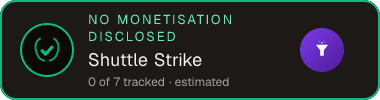 Shuttle Strike — no monetisation disclosed