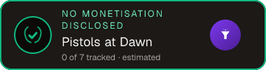 Pistols at Dawn — no monetisation disclosed
