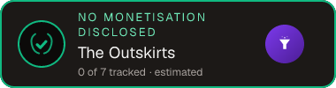 The Outskirts — no monetisation disclosed
