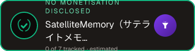 SatelliteMemory（サテライトメモリー） — no monetisation disclosed