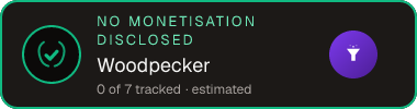 Woodpecker — no monetisation disclosed