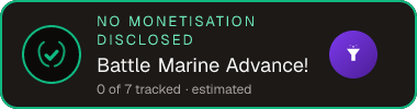 Battle Marine Advance! — no monetisation disclosed