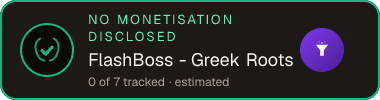 FlashBoss - Greek Roots — no monetisation disclosed