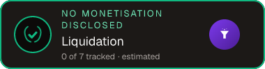 Liquidation — no monetisation disclosed